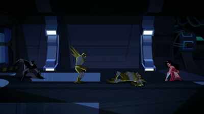 (SNARLING) - Justice League Action