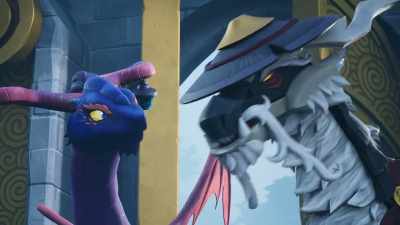 [snarling] You aren't
the sharpest shuriken - LEGO Ninjago: Dragons Rising