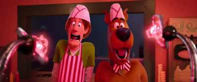 - [snarls]
- [both gasp] - Scoob!