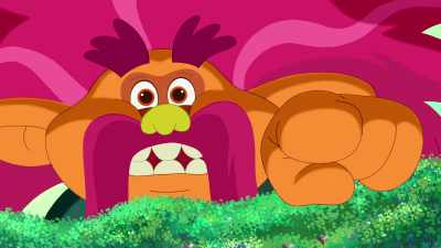 [Snermit growls] - Trolls: The Beat Goes On!
