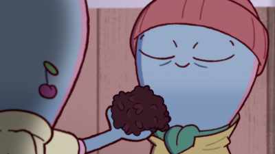 - Sniff these.
- [snorting] Ah, great. - Strange Planet