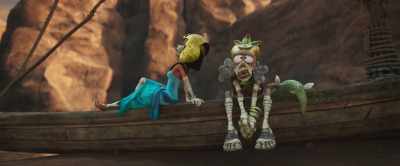- [sniffing]
- [chittering angrily] - Tad, the Lost Explorer and the Emerald Tablet