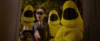 -(SNIFFING)
-(EXCLAIMS) - A Shaun the Sheep Movie: Farmageddon