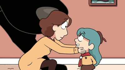 -[sniffing]
-[gasps] - Hilda