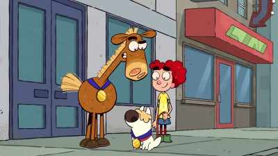 - [sniffing] - It's Pony