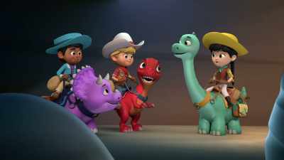 [sniffing] - Dino Ranch