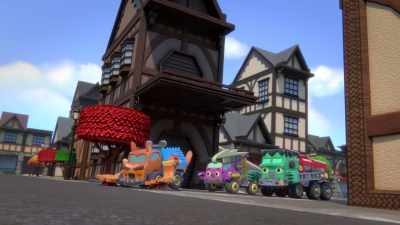 [sniffs, gasps] - Mighty Monsterwheelies