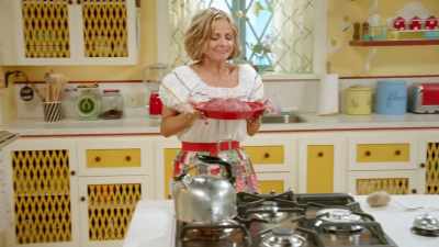 [ Sniffs ] Mmm. Just as raw
as when I put it in. - At Home with Amy Sedaris