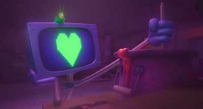 [sniffs] Mmm. Smells like
this batch of chum - Plankton: The Movie