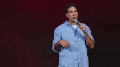 -(sniffs) snort gum?
-(laughter) - Gary Gulman: Born on 3rd Base