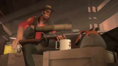 Sniper has his jarate, you know, - FPS: First Person Shooter