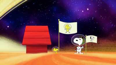 Snoopy wouldn't actually
be able to step foot on the planet. - Snoopy in Space