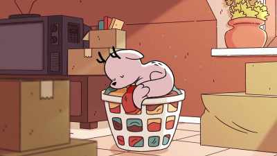 [snoring softly] - Hilda