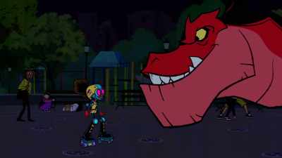 (snorts, growls) - Marvel's Moon Girl and Devil Dinosaur