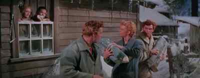 Snowballs with rocks in them - Seven Brides for Seven Brothers
