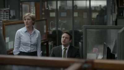 So her affect's off. It could be
medication, shock. Whatever. Except it's not. - Luther