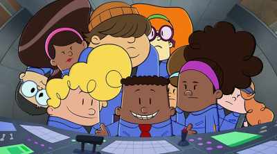 So, all we have to do
is fly back to the schoolship, - The Epic Tales of Captain Underpants in Space