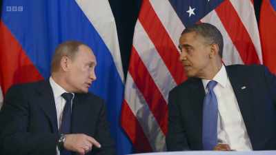 So it already had a tense feeling
by the time he showed up. - Putin vs the West