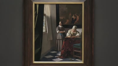 So, already he's playing with
our layers of perception like that. - Vermeer: The Greatest Exhibition