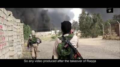 So any video produced
after the takeover of Raqqa... - City of Ghosts
