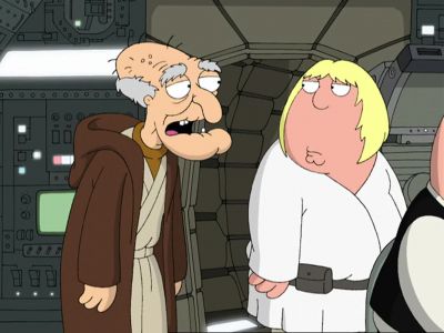 So anyway, I says,
"Forget the dental plan." - Family Guy