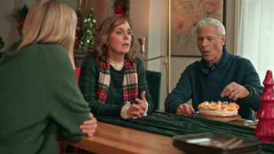 So apparently we'll be sitting
with the Bernards, and, - The Christmas Charade