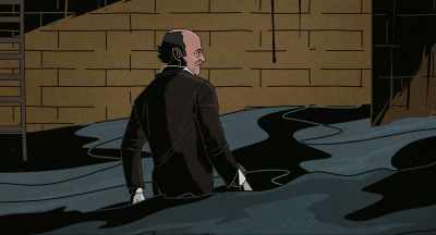 So at low tide, you
could climb down that. - Murder of God's Banker