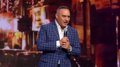 So to avoid any injury, you need
to already start on your side. - Russell Peters: Deported