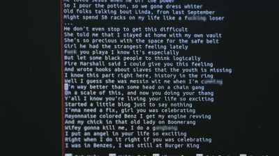 So basically, I taught
a neural network how to
write raps and rhyme them like - Science Fair