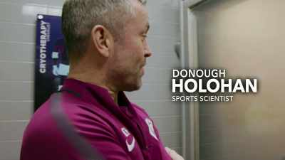 So, basically, it's cold therapy.
So they start off in the first room-- - All or Nothing: Manchester City