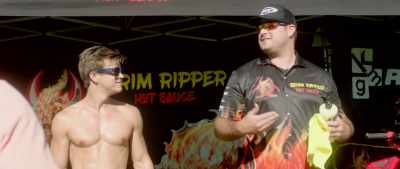 So basically he just competes - Hot Water