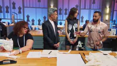 So, basically, Nasheli is an expert
at draping and dressmaking... - Next in Fashion
