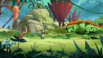 So, Bill, does your nose
know where the flower is? - Gigantosaurus