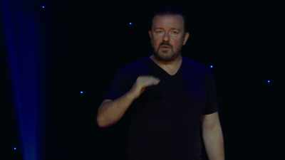 So, Bob, with a straight face, said, - Ricky Gervais: Humanity