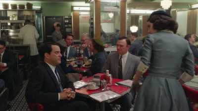So... my boy told me he was
having a bite with you, - The Marvelous Mrs. Maisel