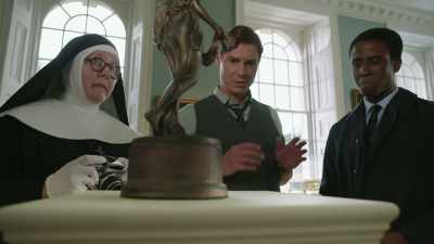  So someone breaks
 in via the window, - Sister Boniface Mysteries