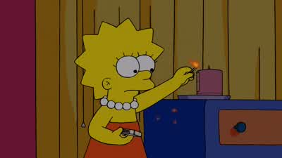 So, breathe in the expensive candle... - The Simpsons