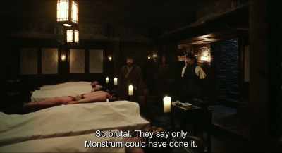 So brutal. They say only
monstrum could have done it. - Monstrum