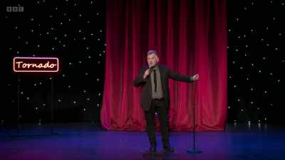 So he came out
and he said I'd made him late, - Stewart Lee: Tornado