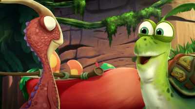So can you help find Plink,
Plonk and Plunk? - Gigantosaurus