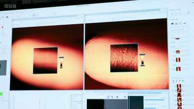 So you can sort of start to see
features on the surface. - Secrets of Size: Atoms to Supergalaxies