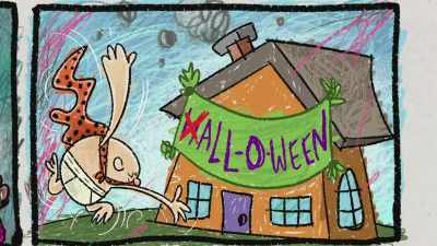 So, Cap Captain Underpants
hacked his Halloween party - The Spooky Tale of Captain Underpants Hack-a-ween