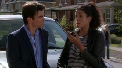 So she carefully wipes the
prints from the bottle, - Carter