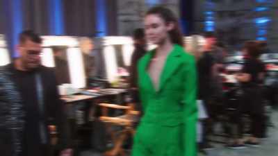 So this corset suit
that is structured on top, - Next in Fashion