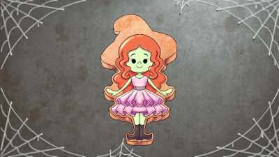 So my creepy to cute witch - Halloween Cookie Challenge