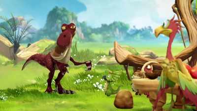 So Cror did it herself, - Gigantosaurus