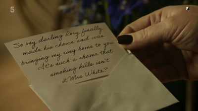 "So my darling Rory finally
made his choice - The Madame Blanc Mysteries