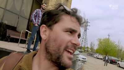 So, his day off, is it?
Yeah, just day off. (LAUGHS) - From Russia to Iran: Crossing Wild Frontier