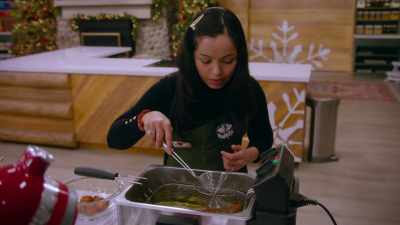 - So we decided to make
fried donut holes. - Baking It
