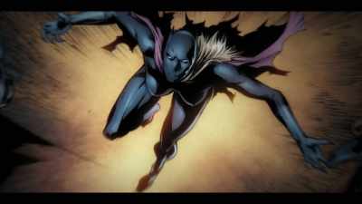 So she definitely trains and gets
to be the Black Panther for a while, - Marvel's 616